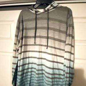 Striped lightweight long sleeve shirt